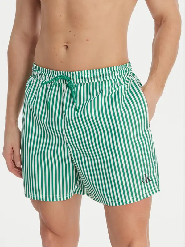 Calvin Klein Swimwear Calvin Klein Swimwear Kupaće gaće i hlače LV00N61045 Zelena