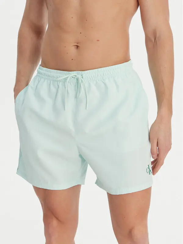Calvin Klein Swimwear Calvin Klein Swimwear Kupaće gaće i hlače LV00N61045 Zelena