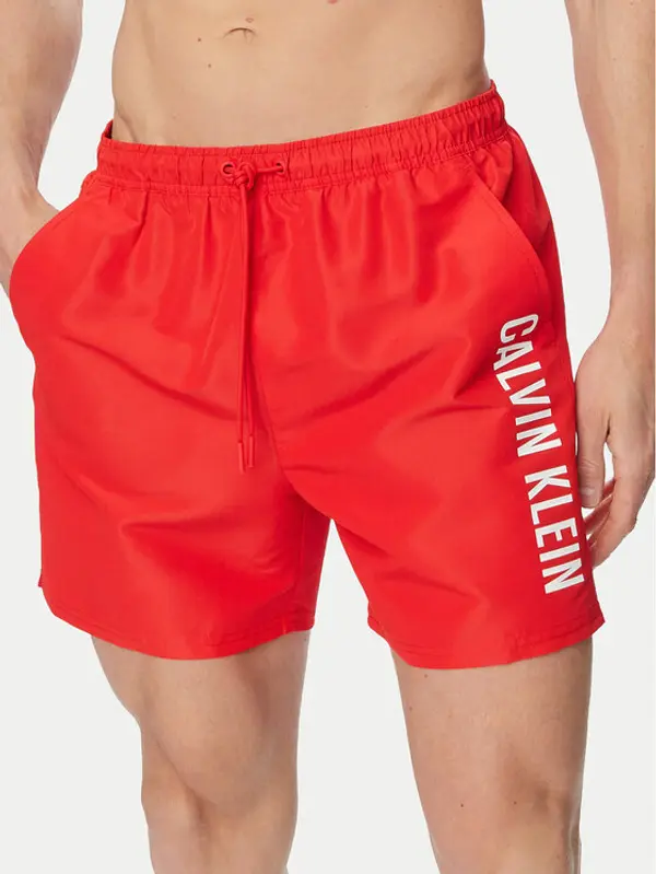 Calvin Klein Swimwear Calvin Klein Swimwear Kupaće gaće i hlače LV00N61047 Crvena Regular Fit