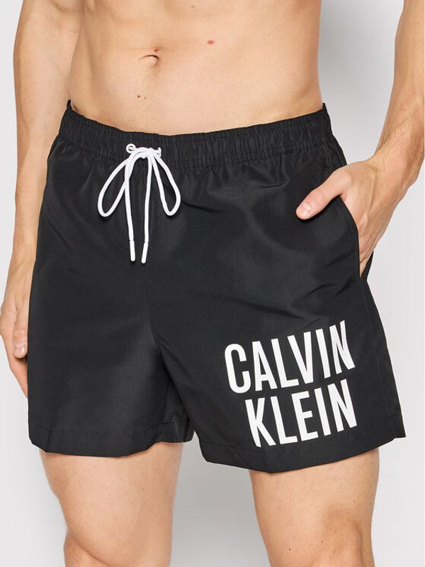Calvin Klein Swimwear Calvin Klein Swimwear Kupaće gaće i hlače Medium KM0KM00739 Crna Regular Fit