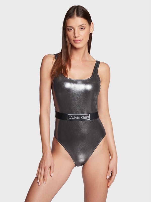 Calvin Klein Swimwear Calvin Klein Swimwear Kupaći kostim KW0KW01956 Crna
