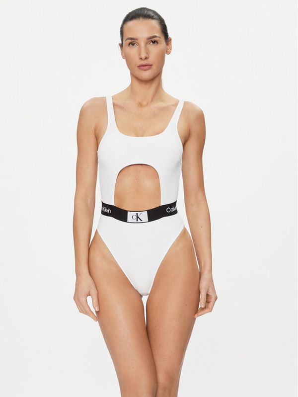 Calvin Klein Swimwear Calvin Klein Swimwear Kupaći kostim KW0KW02260 Bijela