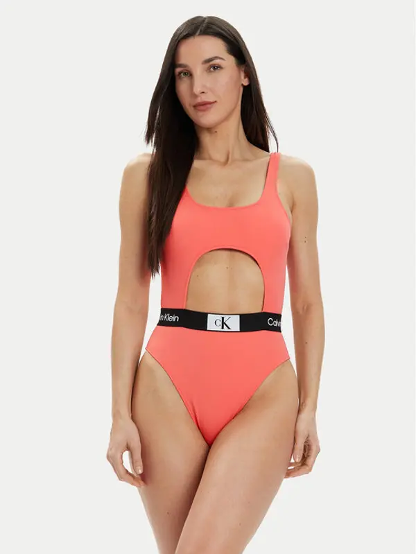 Calvin Klein Swimwear Calvin Klein Swimwear Kupaći kostim KW0KW02357 Koraljna