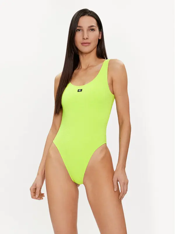 Calvin Klein Swimwear Calvin Klein Swimwear Kupaći kostim KW0KW02401 Zelena