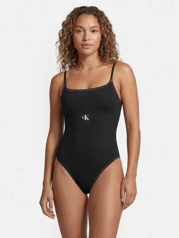 Calvin Klein Swimwear Calvin Klein Swimwear Kupaći kostim LV00Q61217 Crna