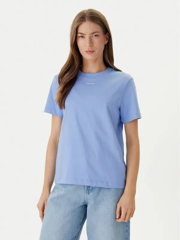 Calvin Klein Calvin Klein T-shirt 20s Classic Logo LV147C857G Plava Regular Fit