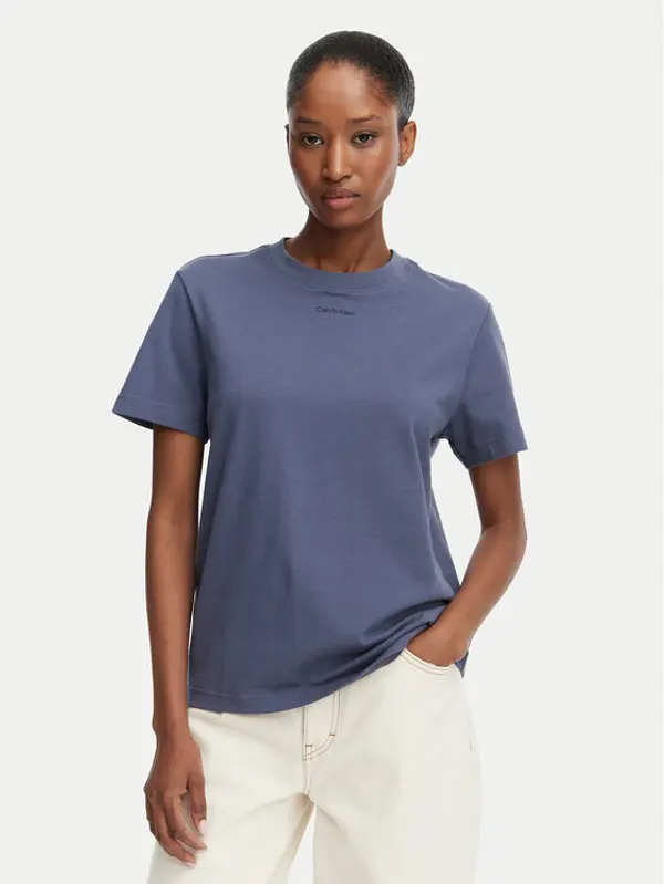 Calvin Klein Calvin Klein T-shirt 20s Classic Logo LV147C857G Plava Regular Fit