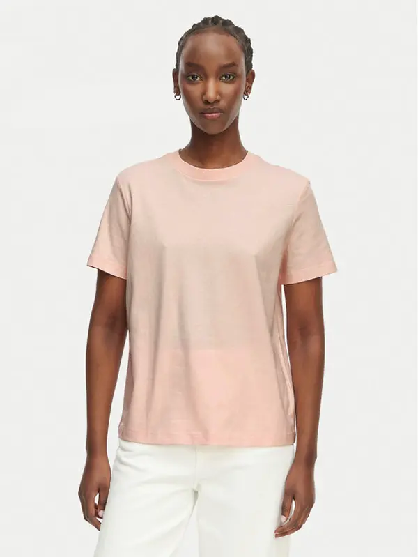 Calvin Klein Calvin Klein T-shirt 20s Classic Logo LV147C857G Svijetlo roza Regular Fit