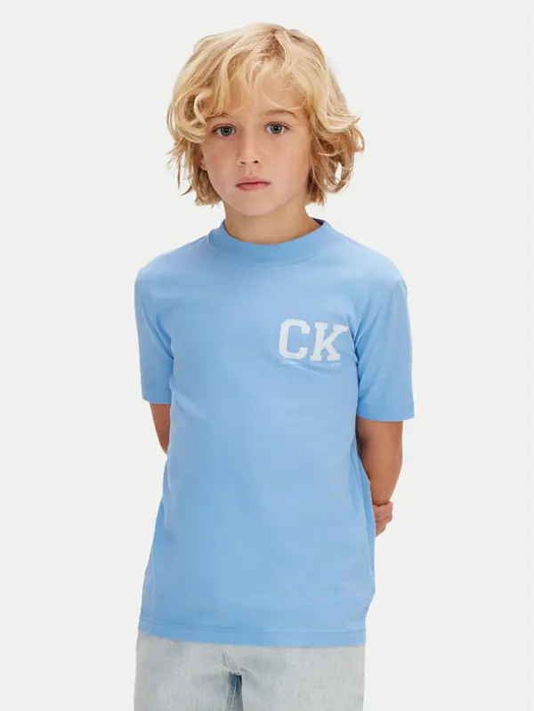 Calvin Klein Calvin Klein T-shirt Heritage LVCKSJA09B Plava Regular Fit