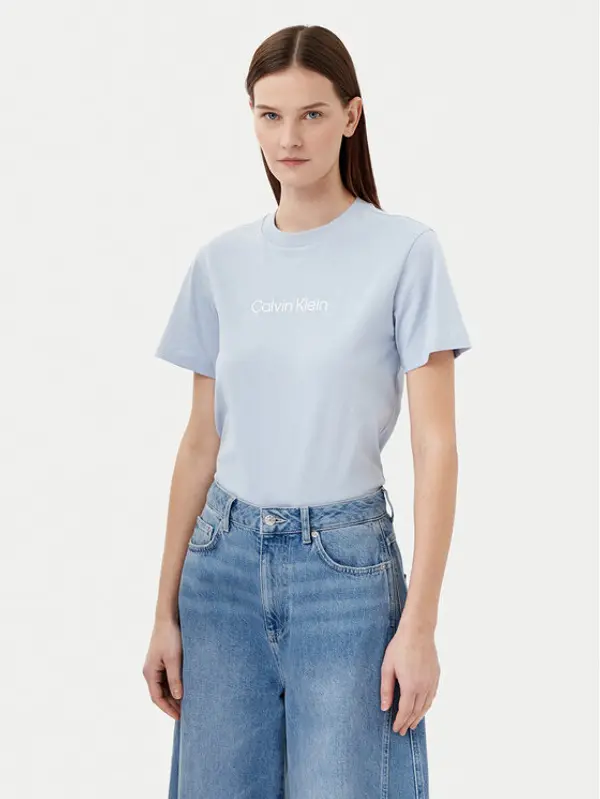 Calvin Klein Calvin Klein T-shirt Hero Logo K20K205448 Plava Regular Fit