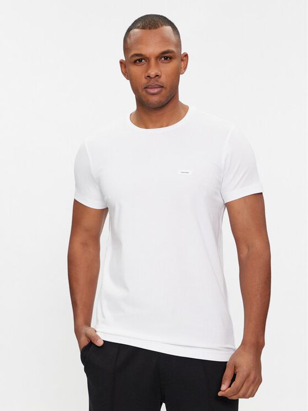 Calvin Klein Calvin Klein T-shirt K10K112724 Bijela Slim Fit