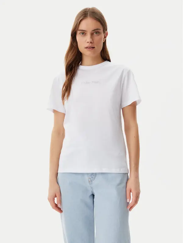 Calvin Klein Calvin Klein T-shirt K20K208294 Bijela Regular Fit