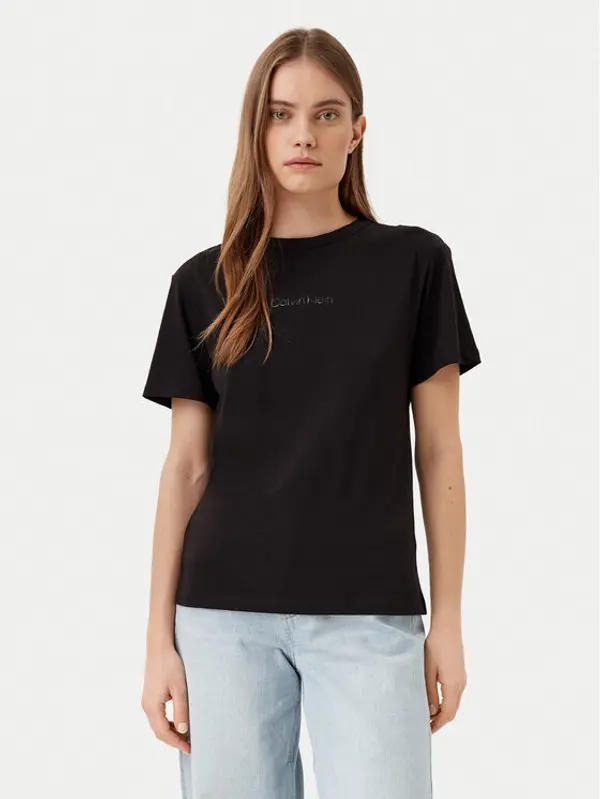 Calvin Klein Calvin Klein T-shirt K20K208294 Crna Regular Fit