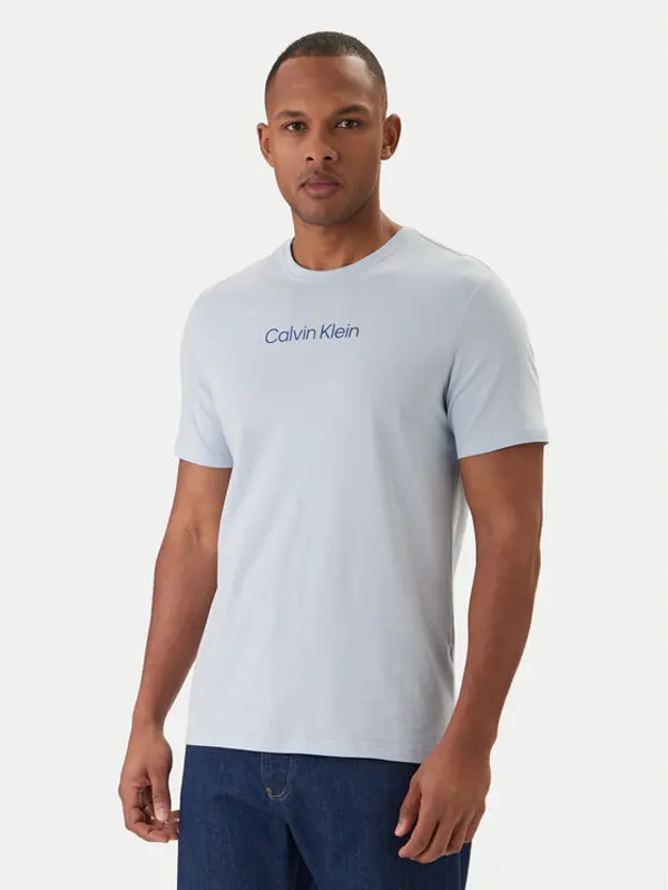 Calvin Klein Calvin Klein T-shirt Logo 30s LV04LD230G Svijetloplava Regular Fit