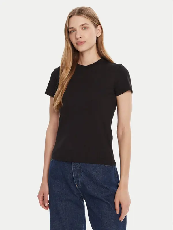 Calvin Klein Calvin Klein T-shirt LV044C216G Crna Regular Fit