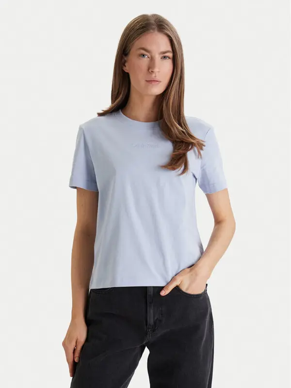 Calvin Klein Calvin Klein T-shirt LV044C905G Plava Regular Fit
