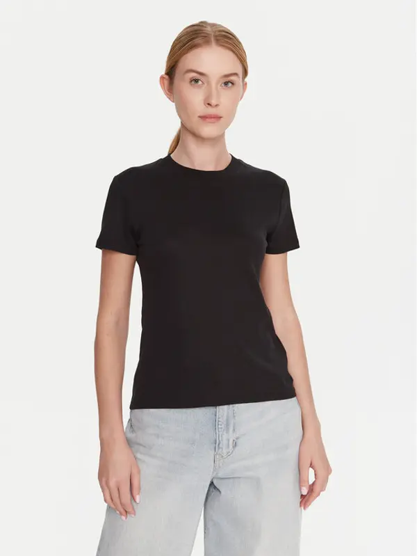 Calvin Klein Calvin Klein T-shirt LV044D201G Crna Regular Fit