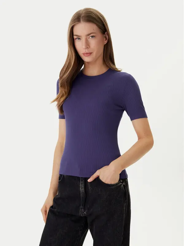 Calvin Klein Calvin Klein T-shirt LV044D246G Ljubičasta Slim Fit