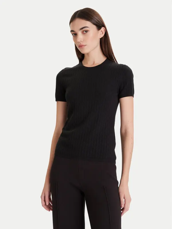 Calvin Klein Calvin Klein T-shirt LV044D308G Crna Slim Fit