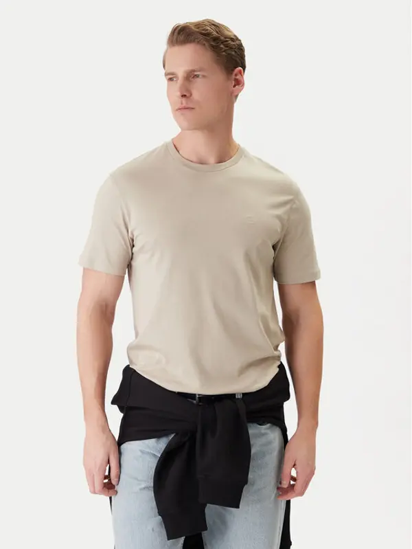 Calvin Klein Calvin Klein T-shirt LV04LB275G Bež Regular Fit