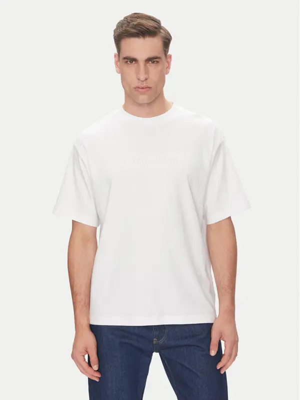 Calvin Klein Calvin Klein T-shirt LV04LC206G Bijela Relaxed Fit