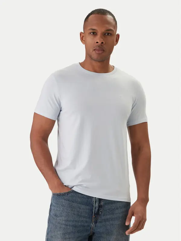 Calvin Klein Calvin Klein T-shirt LV04LC240G Svijetloplava Slim Fit