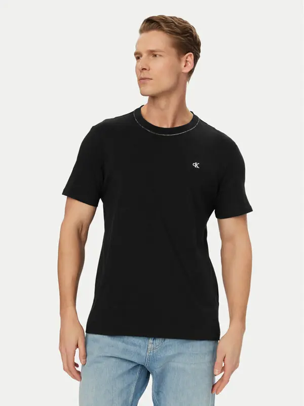 Calvin Klein Calvin Klein T-shirt LV04LF223G Crna Regular Fit