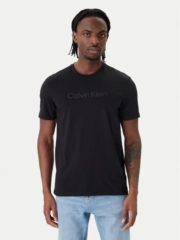 Calvin Klein Calvin Klein T-shirt LV04LF810G Crna Regular Fit