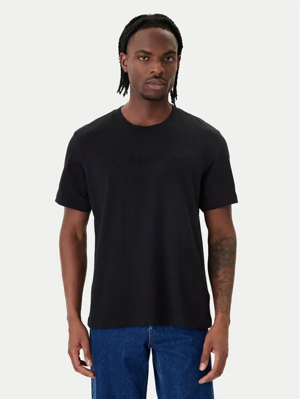 Calvin Klein Calvin Klein T-shirt LV04LF811G Crna Regular Fit