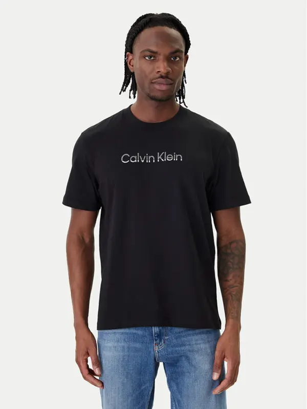 Calvin Klein Calvin Klein T-shirt LV04LF813G Crna Regular Fit