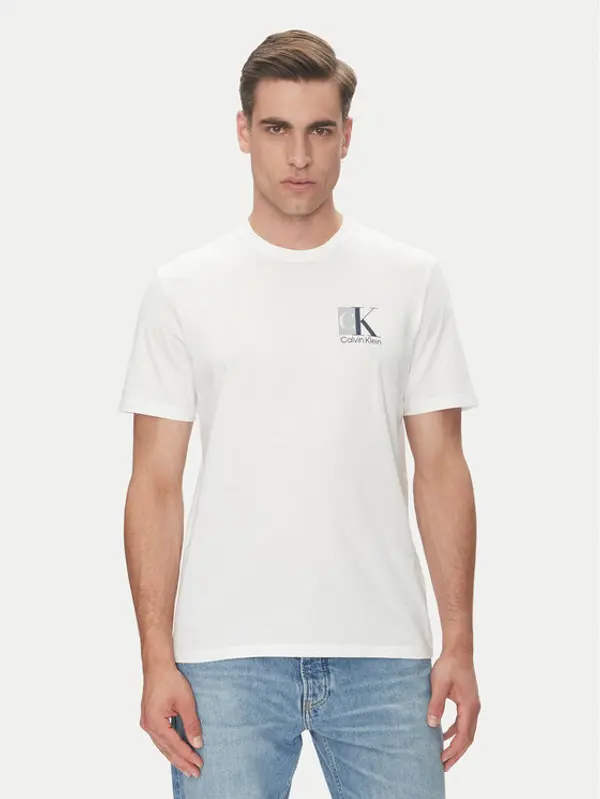 Calvin Klein Calvin Klein T-shirt LV04RC853G Bijela Regular Fit