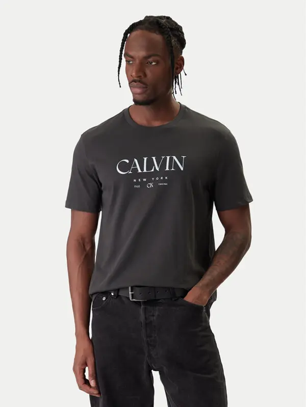 Calvin Klein Calvin Klein T-shirt LV04RE807G Siva Regular Fit