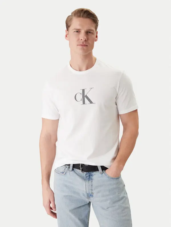 Calvin Klein Calvin Klein T-shirt LV04RF853G Bijela Regular Fit