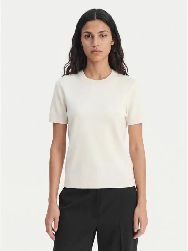Calvin Klein Calvin Klein T-shirt LV147E303G Écru Regular Fit