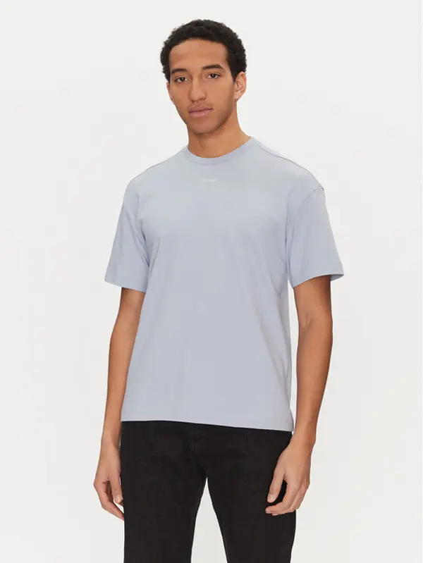 Calvin Klein Calvin Klein T-shirt Nano Logo K10K112487 Plava Regular Fit