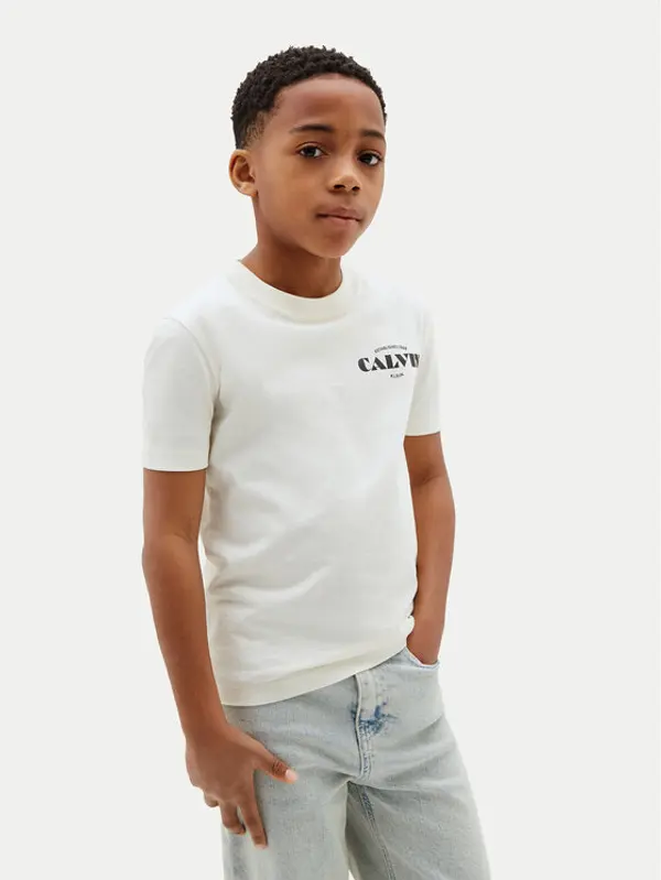 Calvin Klein Calvin Klein T-shirt Small Chest LVCKTJA40B Plava Regular Fit