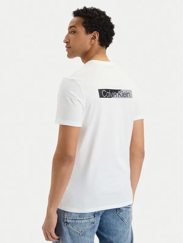 Calvin Klein Calvin Klein T-shirt SS 30s EU LV04LG810G Bijela Slim Fit