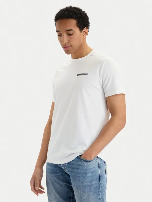 Calvin Klein Calvin Klein T-shirt SS 30s EU LV04LG810G Bijela Slim Fit