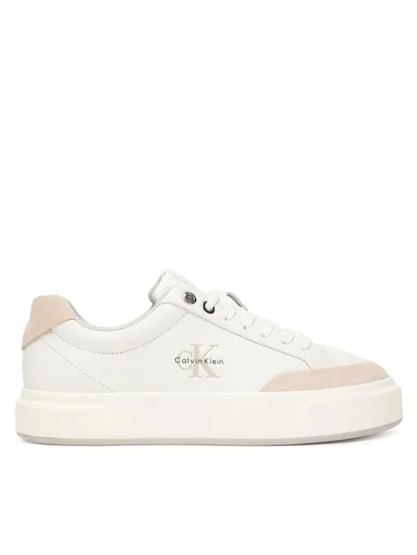 Calvin Klein Calvin Klein Tenisice Basket Cupsole Laceup Lth Mix YW0YW02023 Bijela