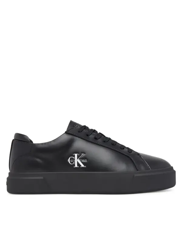 Calvin Klein Calvin Klein Tenisice Basket Cupsole Laceup Lth Ml YM0YM01460 Crna