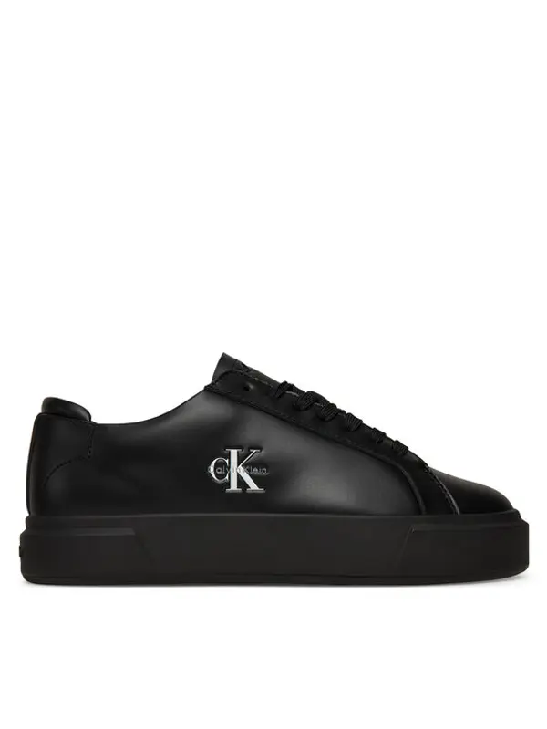 Calvin Klein Calvin Klein Tenisice Basket Cupsole Laceup Lth Ml YW0YW01945 Crna