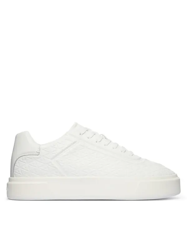 Calvin Klein Calvin Klein Tenisice Beasket Cup Oxf Lup Hf Aop Lth HM0HM02132 Bijela
