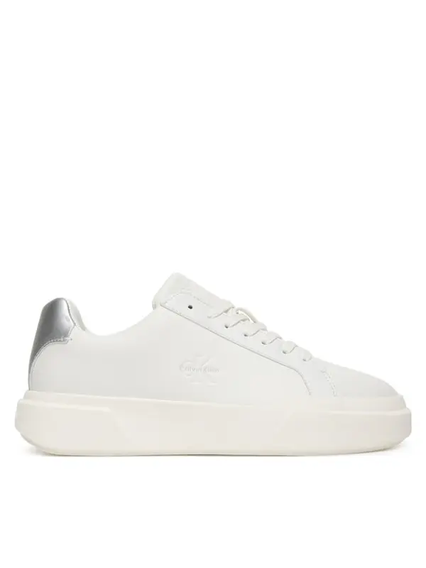 Calvin Klein Calvin Klein Tenisice Chunky Cupsole Lace Up Lth Met YW0YW01948 Bijela