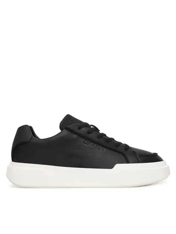 Calvin Klein Calvin Klein Tenisice Chunky Cupsole Lace Up Lth Pinch YM0YM01454 Crna