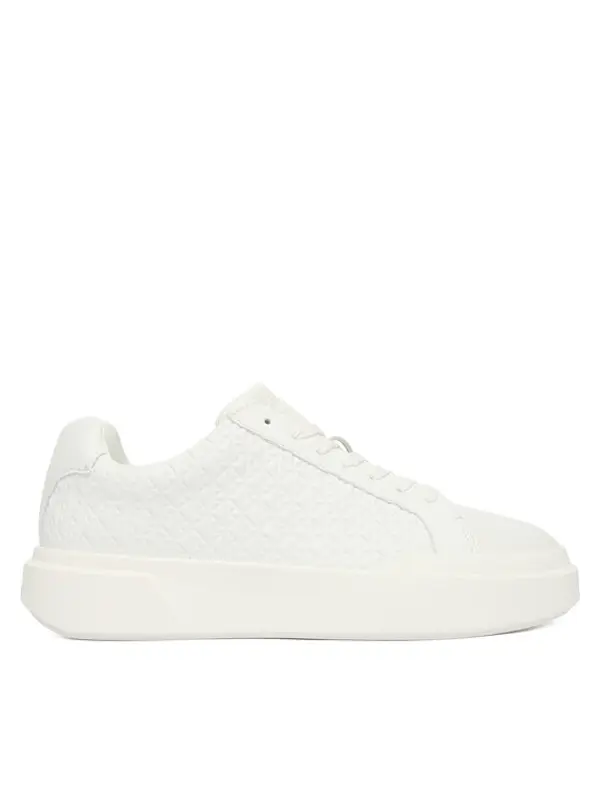 Calvin Klein Calvin Klein Tenisice Chunky Cupsole Laceup Lth Aop YW0YW02058 Bijela