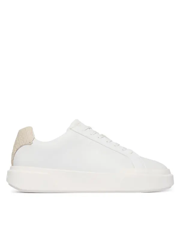 Calvin Klein Calvin Klein Tenisice Chunky Cupsole Laceup Lth Bt Aop HM0HM02070 Bijela