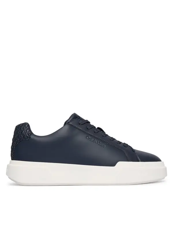 Calvin Klein Calvin Klein Tenisice Chunky Cupsole Laceup Lth Bt Aop HM0HM02070 Tamnoplava