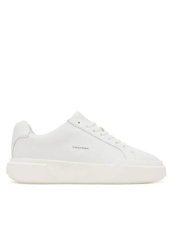 Calvin Klein Calvin Klein Tenisice Chunky Cupsole Laceup Lth Wn YW0YW01947 Bijela