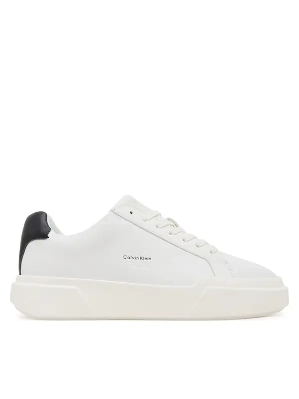 Calvin Klein Calvin Klein Tenisice Chunky Cupsole Laceup Lth Wn YW0YW01947 Bijela
