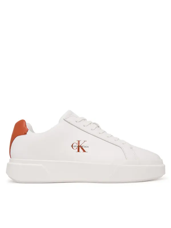 Calvin Klein Calvin Klein Tenisice Chunky Cupsole Laceup Lth YM0YM01344 Bijela
